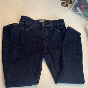 Madewell curvy high rise skinny jeans